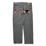Red Ape Hip Hop Jeans - 36W 30L Red Cotton