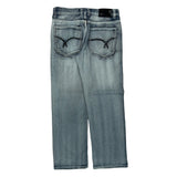 Pilgrim Contrast Stitch Jeans - 34W 32L Light Wash Cotton