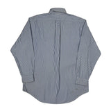 Ralph Lauren Striped Shirt - Medium Blue Cotton