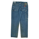 Dickies Carpenter Jeans - 29W 30L Blue Cotton
