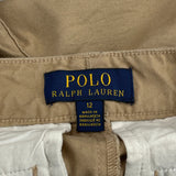 Age 12 Polo By Ralph Lauren Chino Shorts - Large Beige Cotton