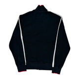 Polo By Ralph Lauren Striped Track Jacket - Medium Black Cotton