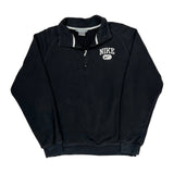 Nike 1/4 Zip - Medium Black Cotton