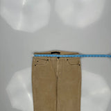 Calvin Klein Jeans Cord Trousers - 31″ Waist Beige Corduroy