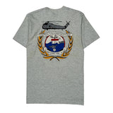 Single Stitch Hs-9 Sea Griffins Fruit Of The Loom Graphic T-Shirt - Small Gray Cotton Blend