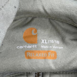 Age 16-18 Carhartt Hoodie - XL Green Cotton Blend