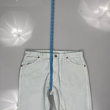 Wrangler Jeans - 34W 29L White Cotton