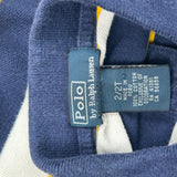 Age 2 Polo By Ralph Lauren Striped Polo Shirt - 3XS Navy Cotton