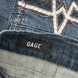 Affliction Contrast Stitch Jeans - 38W 31L Dark Wash Denim