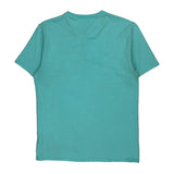 Guess Graphic T-Shirt - Large Blue Cotton