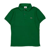 Lacoste Polo Shirt - XS Green Cotton