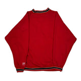 Wisconsin Badgers Logo Athletics College Sweatshirt - XL Red Polyester Blend