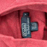 Polo By Ralph Lauren 1/4 Zip - Medium Red Cotton