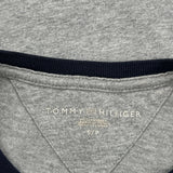 Tommy Hilfiger Spellout T-Shirt - Small Gray Cotton