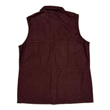 Carhartt Vest - Large Burgundy Cotton