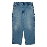 Carhartt Double Knee Carpenter Pants - 38W 31L Blue Denim