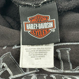 Lake Of The Ozarks Harley Davidson Graphic Hoodie - Medium Black Cotton Blend