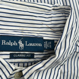 Ralph Lauren Striped Shirt - XL Blue Cotton
