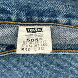Levis 505 Jeans - 38W 30L Blue Cotton