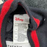 Mickey Mouse Disney Graphic Varsity Jacket - Small Black Polyester Blend