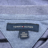 Tommy Hilfiger Striped Sweater - 2XL Blue Cotton