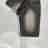 Enyce Denim Shorts - 38W 13L Grey Cotton