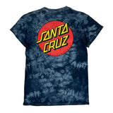 Santa Cruz Tie-Dye T-Shirt - Small Blue Cotton
