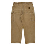 Carhartt Carpenter Trousers - 36W 28L Brown Cotton
