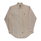 Ralph Lauren Striped Shirt - Medium Beige Cotton