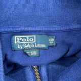 Polo By Ralph Lauren 1/4 Zip - 2XL Blue Cotton
