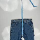 Unbranded Cargo Carpenter Jeans - 36W 30L Blue Cotton