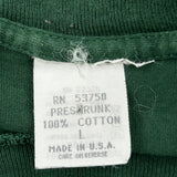 Riverwalk San Antonio Anvil Single Stitch T-Shirt - Large Green Cotton