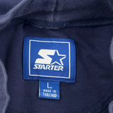 Carolina Starter College Long Sleeve T-Shirt - Large Navy Cotton