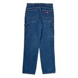 Dickies Carpenter Jeans - 32W 34L Blue Cotton