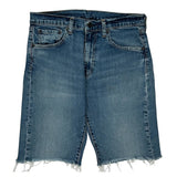 505 Levis Denim Shorts - 32W 10L Blue Cotton
