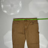 Dickies Carpenter Pants - 38W 30L Brown Cotton