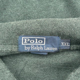 Polo By Ralph Lauren Long Sleeve Polo Shirt - 2XL Green Cotton