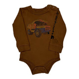 Age 18 Months Carhartt Graphic Playsuit - 3XS Brown Cotton