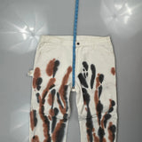 Dickies Tie-Dye Carpenter Pants - 38W 32L Multicoloured Cotton