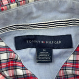 Tommy Hilfiger Checked Shirt - Medium Red Cotton