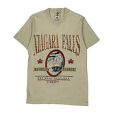 Northern Outfitters Single Stitch T-Shirt - Small Beige Cotton