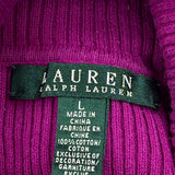 Ralph Lauren Sweater - Large Purple Cotton