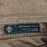 Roark Carpenter Pants - 32W 29L Brown Cotton