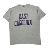 Single Stitch East Carolina Fruit Of The Loom College T-Shirt - XL Gray Cotton