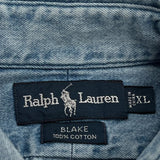 Blake Ralph Lauren Denim Shirt - XL Blue Cotton