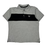 True Religion Polo Shirt - XL Grey Cotton