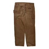 Dickies Carpenter Trousers - 36W 31L Brown Cotton
