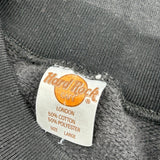 Save The Planet Hard Rock Cafe Graphic Sweatshirt - Large Black Cotton Blend