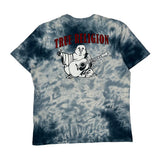 World Tour True Religion Tie-Dye T-Shirt - XL Blue Cotton