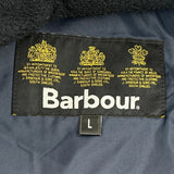 Barbour Quilted Jacket - Large Navy Polyester